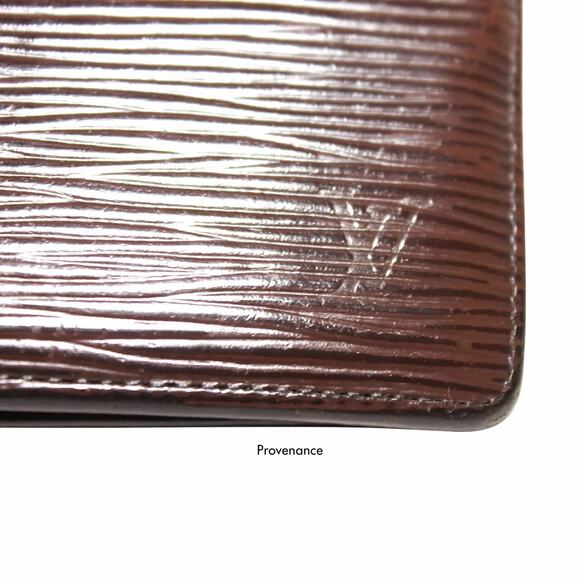 🔴 Louis Vuitton Marco Wallet - Moka Epi Leather - Picture 5 of 9